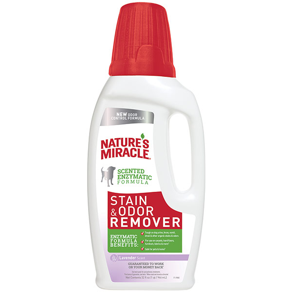 Stain and Odor Remover for Dogs Lavender Scent Nature s Miracle